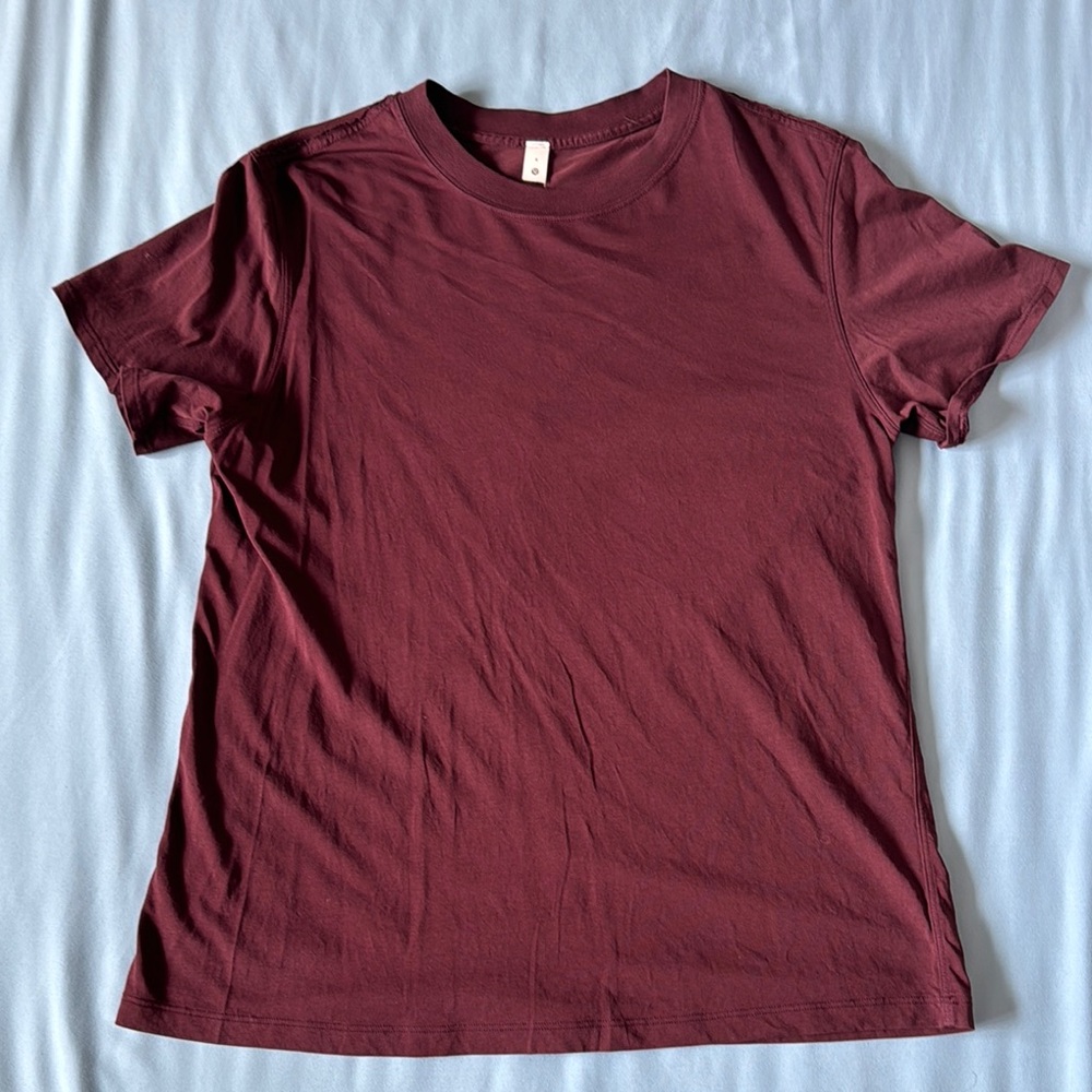 Lululemon Athletica Maroon Tee